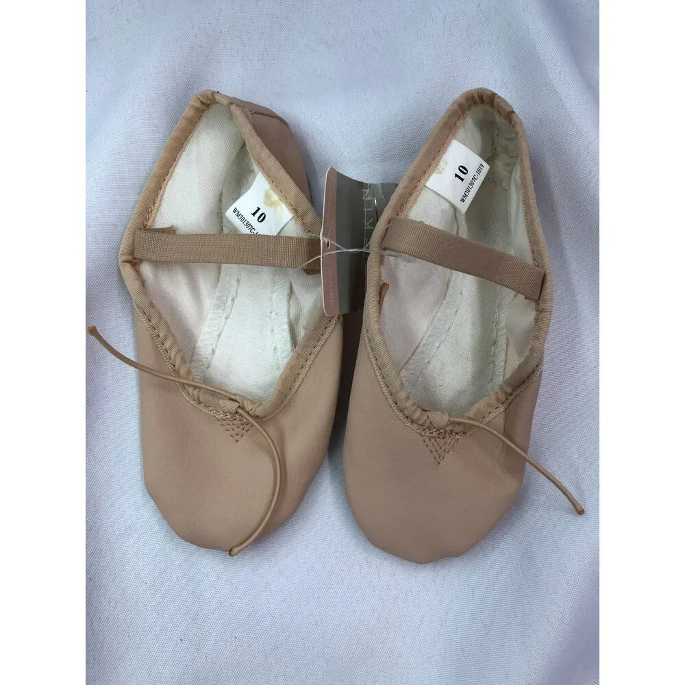 New Ballet Shoes Freestyle Child 10M Leather Full Sole
